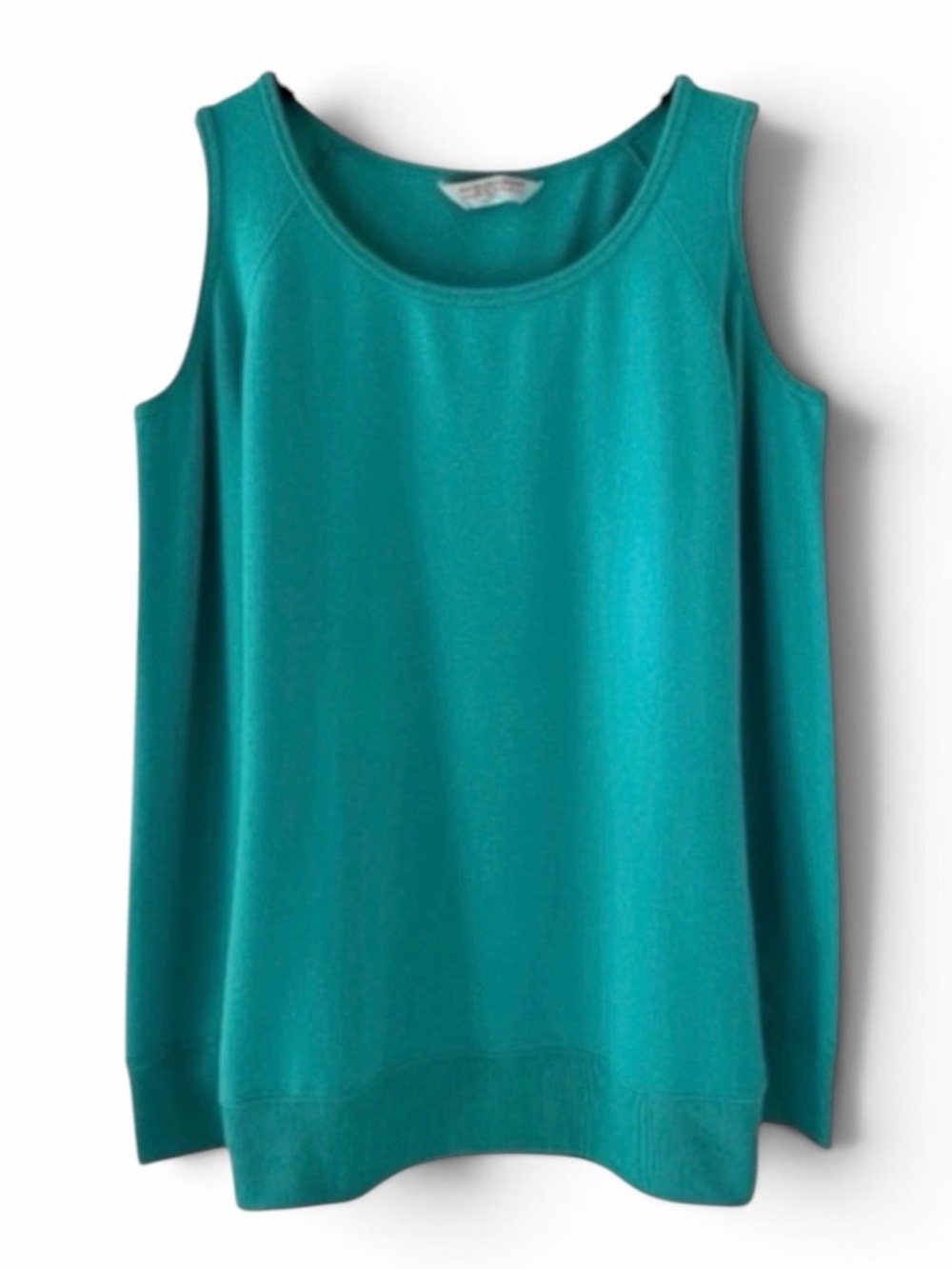 Boston Proper Seafoam Green Long Sleeve Cold Shoulder Sweatshirt Size Small